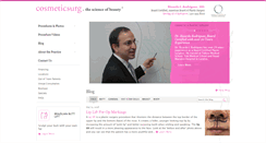Desktop Screenshot of cosmeticsurg.net
